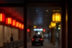《拾光者》画面：老式照相馆里冲洗中的底片